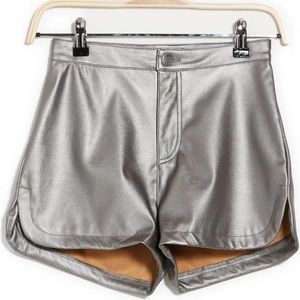 NWT Just One Vegan Leather Hot Shorts